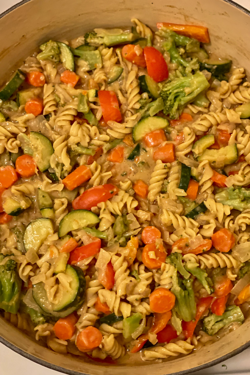 Peanut Stir Fry Pasta